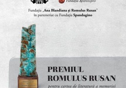 NOMINALIZĂRILE LA PREMIUL „ROMULUS RUSAN” PENTRU CARTEA DE LITERATURĂ A MEMORIEI PE ANUL 2025